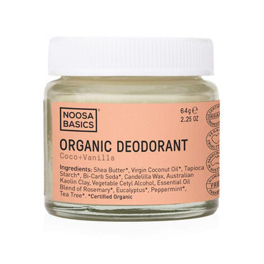 Noosa Basics Deodorant Cream - Coconut Vanilla 50g